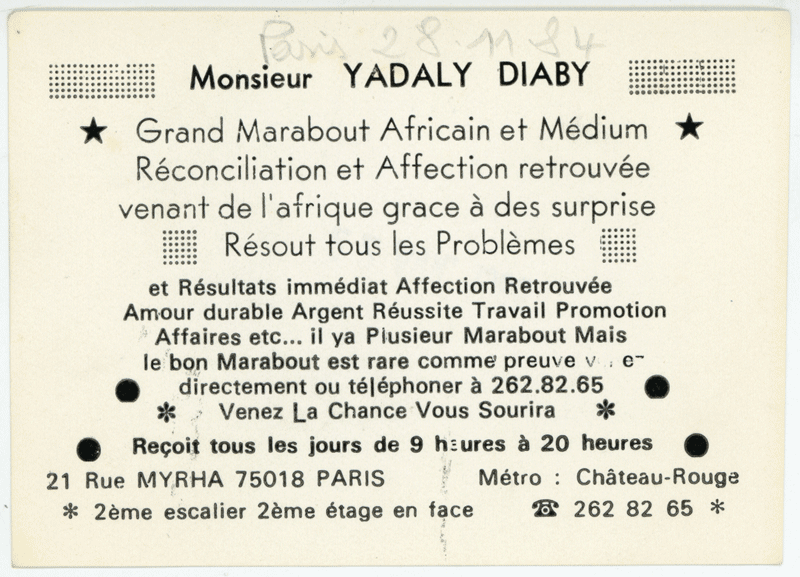 Monsieur YADALY DIABY, Paris