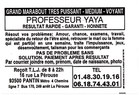 Cliquez pour voir la fiche dtaille de YAYA