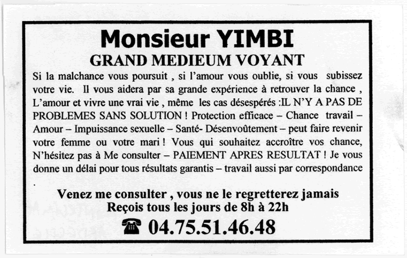 Monsieur YIMBI, Lyon