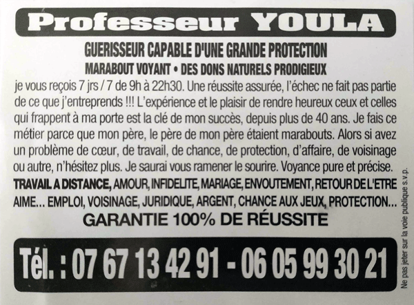 Professeur YOULA, (indtermin)