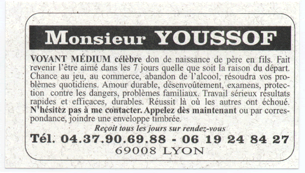 Cliquez pour voir la fiche dtaille de YOUSSOF