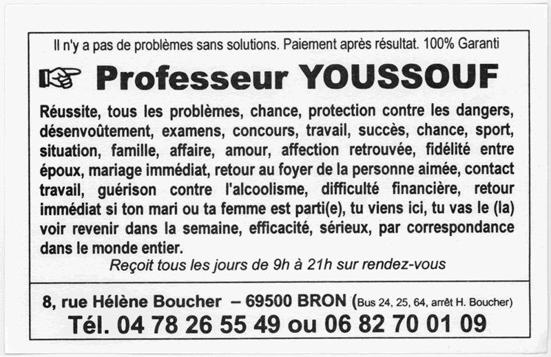 Cliquez pour voir la fiche dtaille de YOUSSOUF