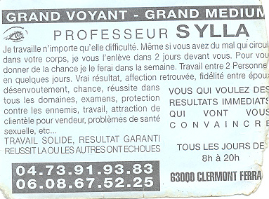 Professeur SYLLA, Clermont-Ferrand