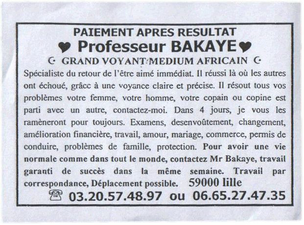 Professeur BAKAYE, Nord