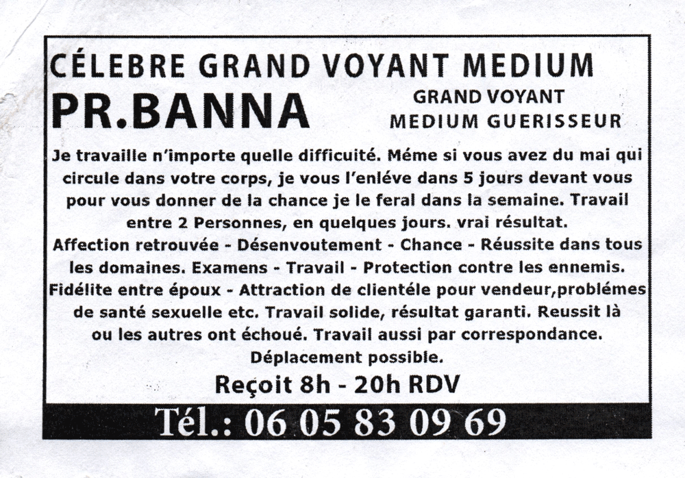 Professeur BANNA, (indéterminé)
