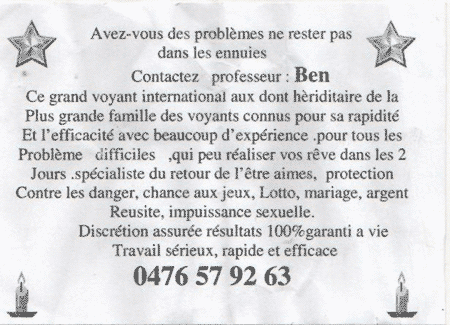 Cliquez pour voir la fiche dtaille de Ben