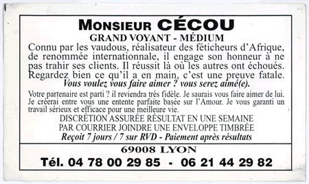 Monsieur CÉCOU, Lyon