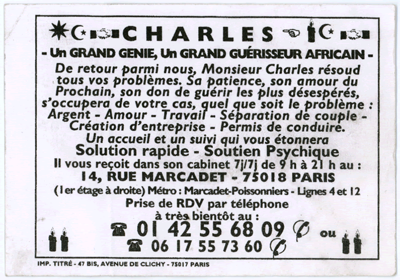 CHARLES, Paris