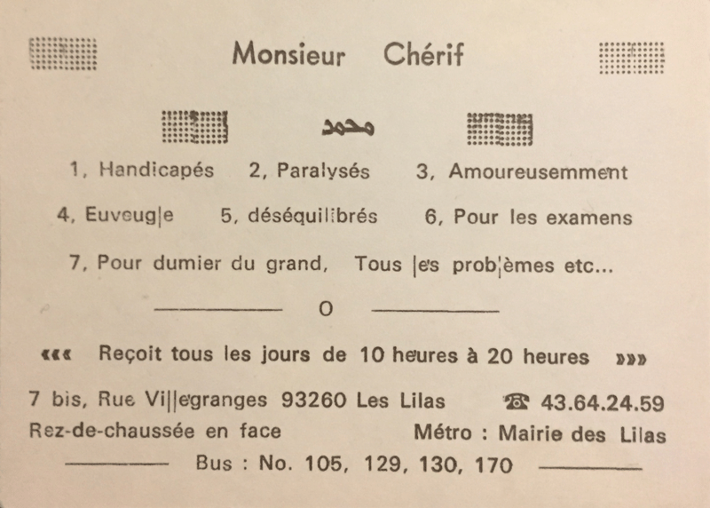 Cliquez pour voir la fiche dtaille de Chrif