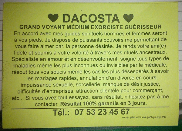 DACOSTA, Seine-et-Marne