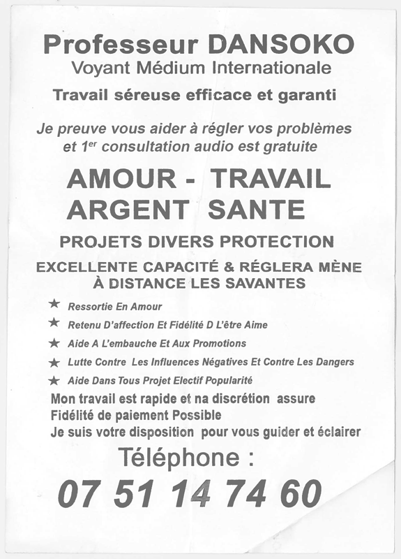 Professeur DANSOKO, (indéterminé)