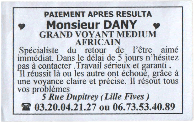 Cliquez pour voir la fiche dtaille de DANY