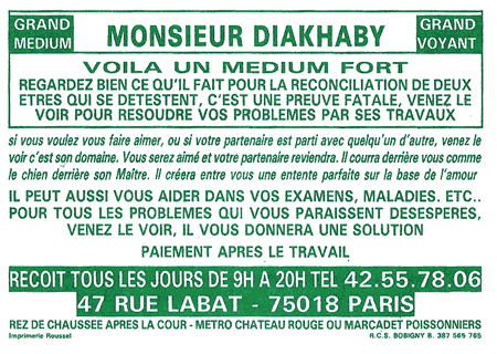 Cliquez pour voir la fiche dtaille de DIAKHABY