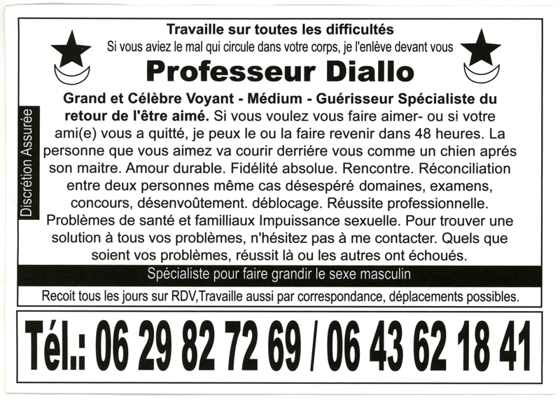 Cliquez pour voir la fiche dtaille de Diallo