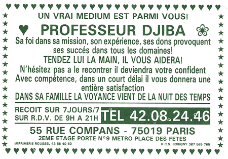 Cliquez pour voir la fiche dtaille de DJIBA