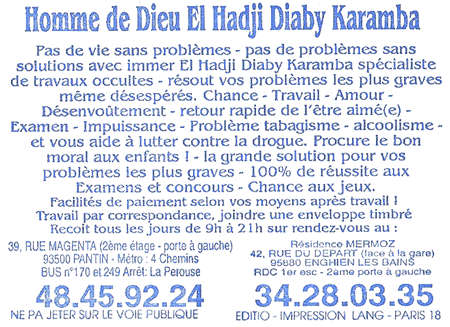 El Hadji Diaby Karamba, Seine St Denis
