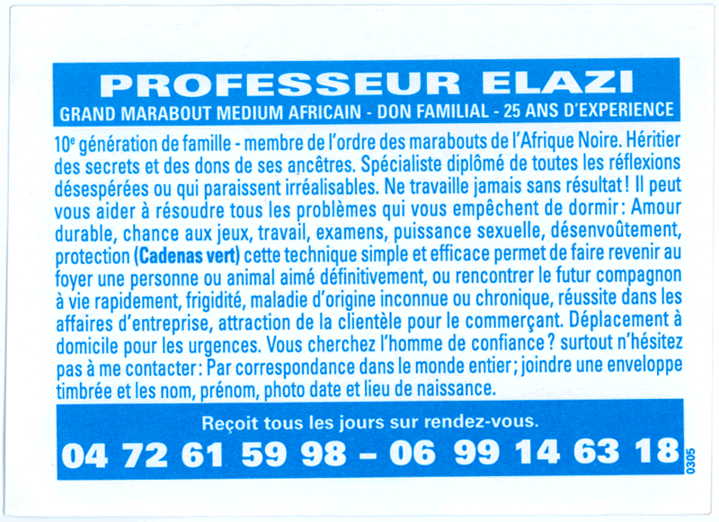 Cliquez pour voir la fiche dtaille de ELAZI