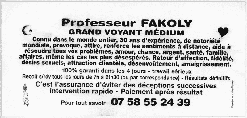 Professeur FAKOLY, (indéterminé)