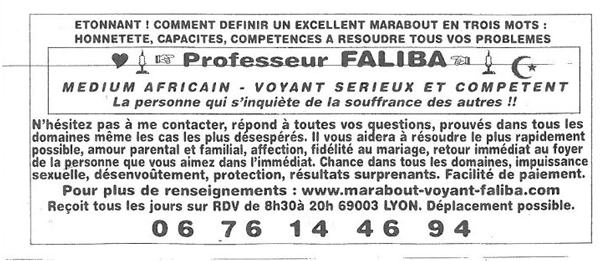 Cliquez pour voir la fiche dtaille de FALIBA