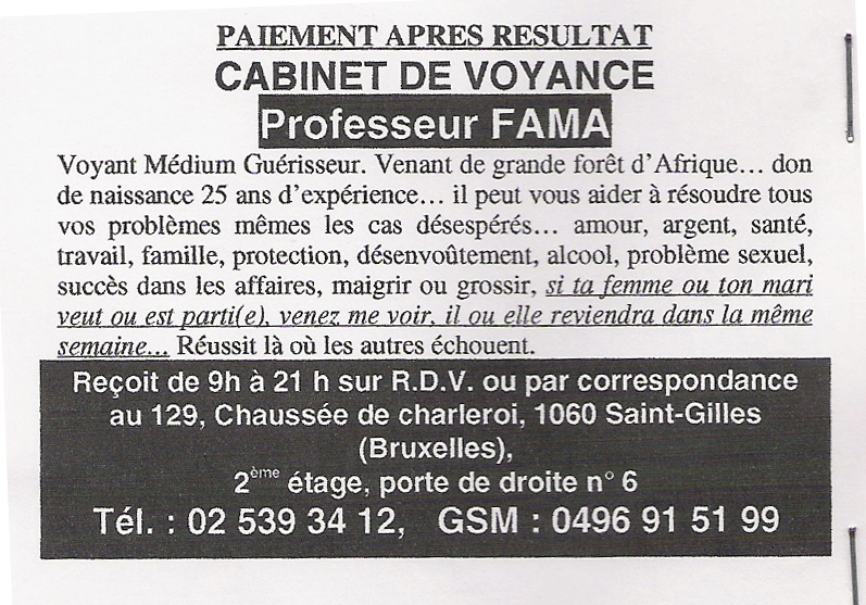 Cliquez pour voir la fiche dtaille de FAMA