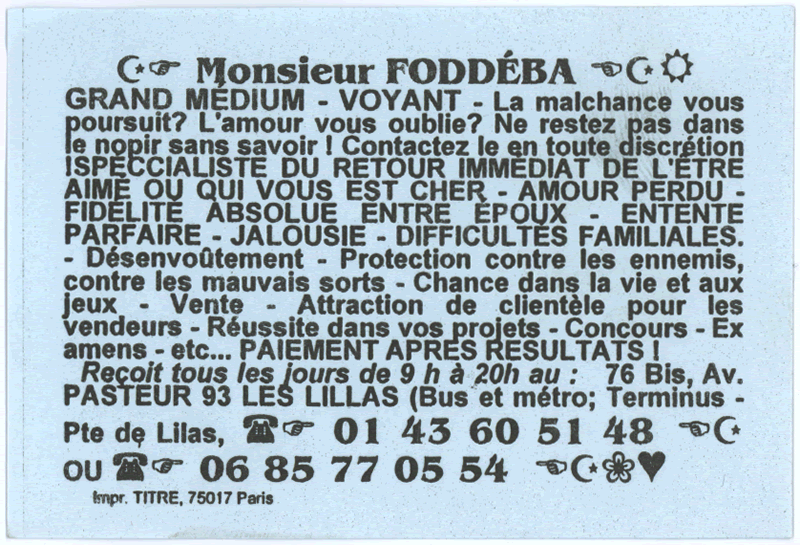 Cliquez pour voir la fiche dtaille de FODDBA