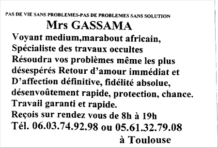 Cliquez pour voir la fiche dtaille de GASSAMA