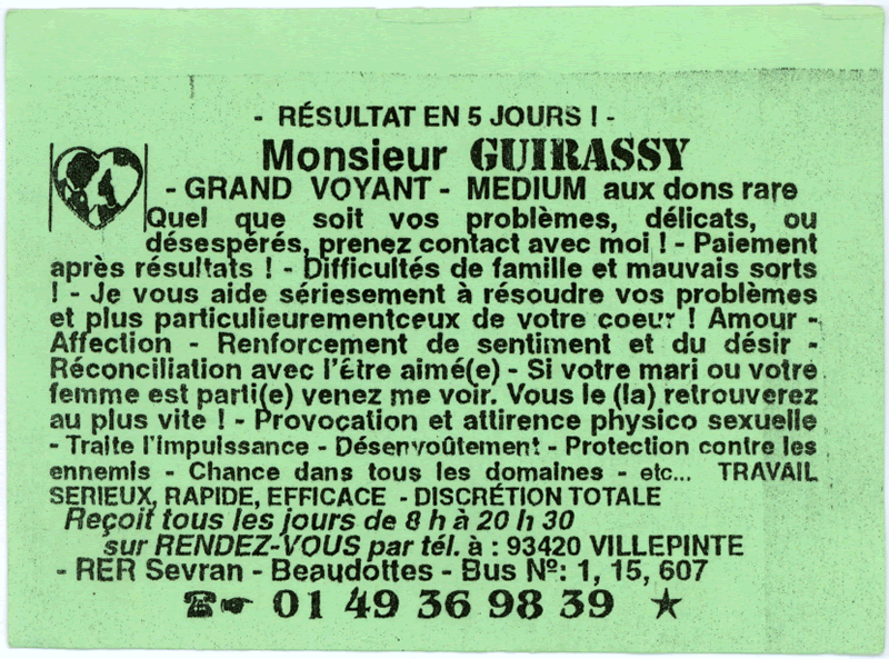 Cliquez pour voir la fiche dtaille de GUIRASSY