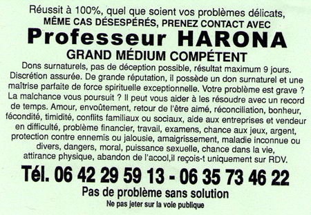 Cliquez pour voir la fiche dtaille de HARONA