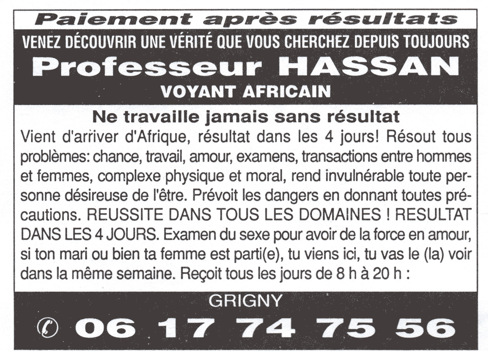 Cliquez pour voir la fiche dtaille de HASSAN