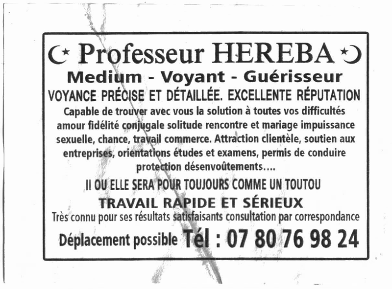 Professeur HEREBA, (indéterminé)
