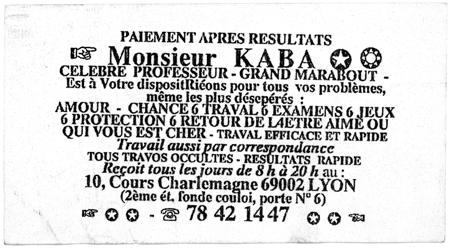 Monsieur KABA, Lyon