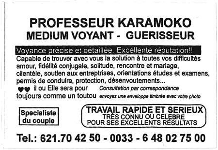 Cliquez pour voir la fiche dtaille de KARAMOKO