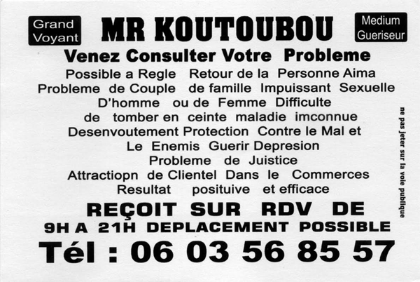 Cliquez pour voir la fiche dtaille de KOUTOUBOU