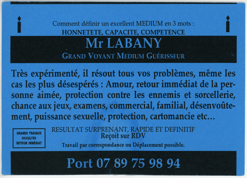 Monsieur LABANY, (indéterminé)