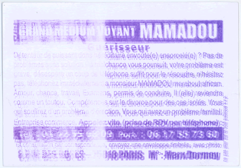MAMADOU, Paris