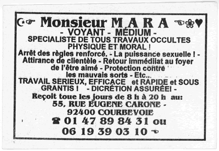 Cliquez pour voir la fiche dtaille de MARA