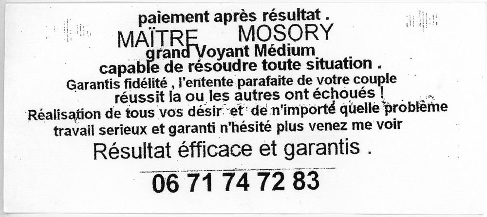 Maître MOSORY, (indéterminé)
