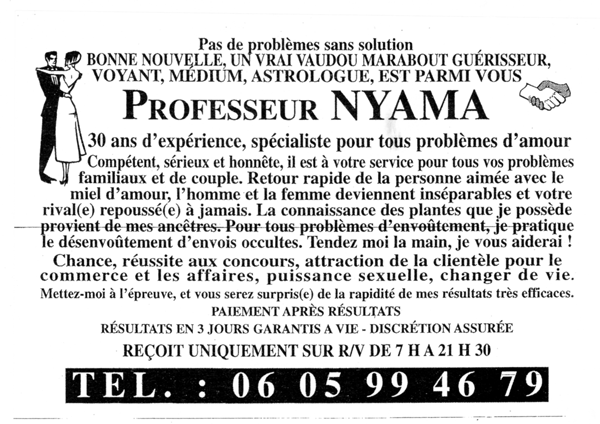 Cliquez pour voir la fiche dtaille de NYAMA