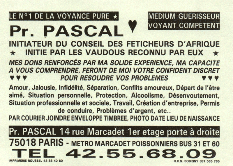 Cliquez pour voir la fiche dtaille de PASCAL