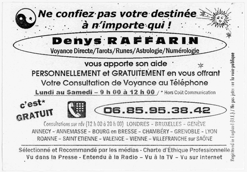 Denys RAFFARIN, Lyon