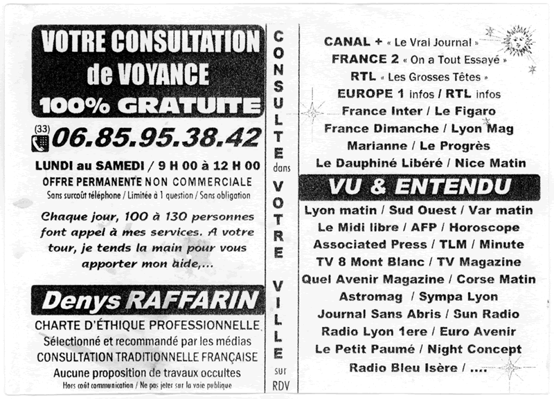 Denys RAFFARIN, Lyon