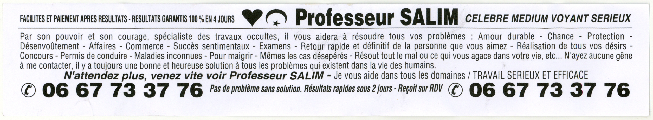 Cliquez pour voir la fiche dtaille de SALIM