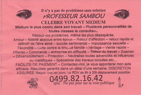 Cliquez pour voir la fiche dtaille de SAMBOU