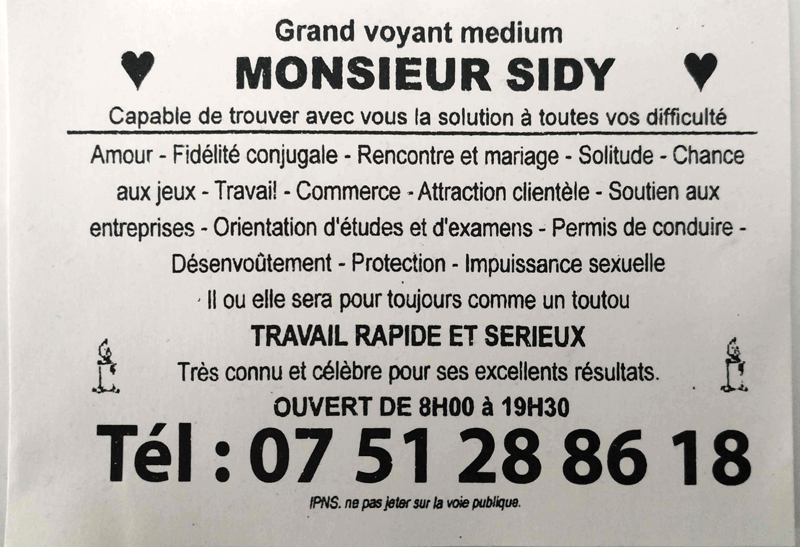 Monsieur SIDY, (indéterminé)