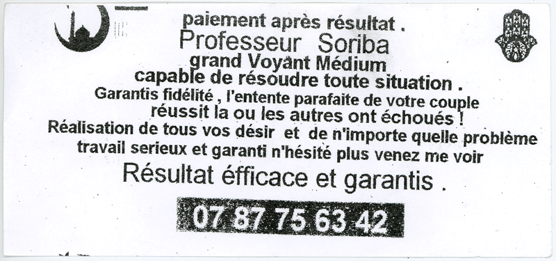 Professeur SORIBA, (indéterminé)