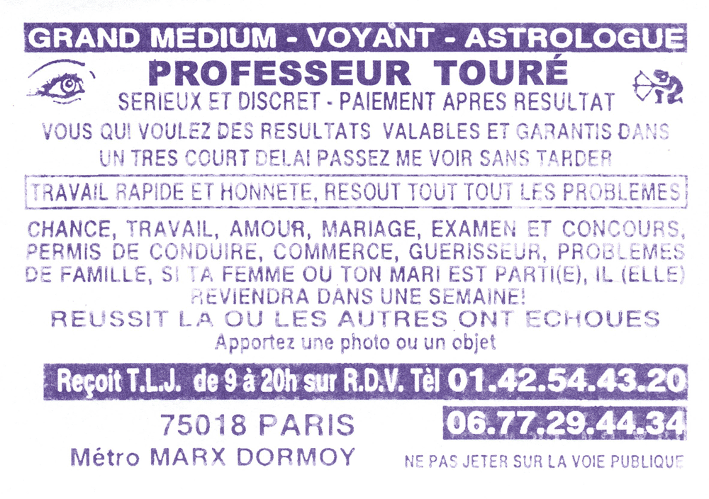 Professeur TOURÉ, Paris