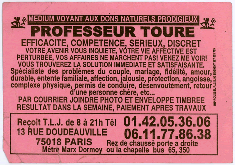 Professeur TOURE, Paris