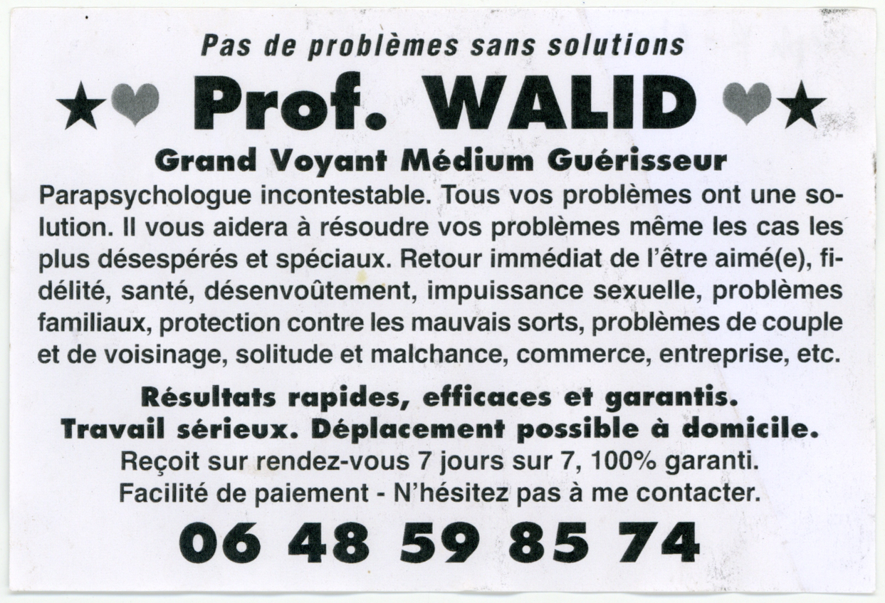 Cliquez pour voir la fiche dtaille de WALID