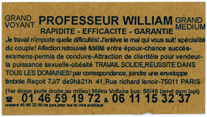 Cliquez pour voir la fiche dtaille de WILLIAM